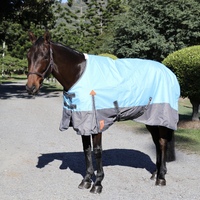 Horse Rug Accessory Capriole Equestrian Royal & Sky Blue Halter Lead Rope Set 