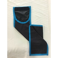 Cotton Show Tailbag - Aqua Trim