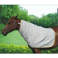 Collar Check Wool Neck Rug